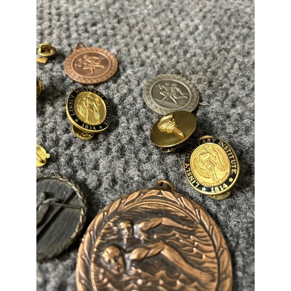 1970s Vintage High School Sports Athletic Medals Lot - Picture 3 of 10